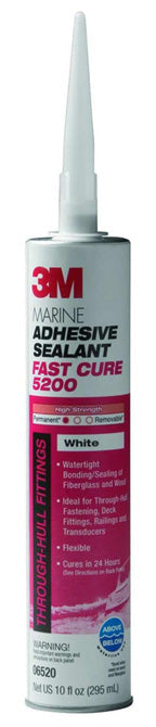 3M, 3M Fast Cure 5200 Marine Adhesive Sealant 10 Oz. - White