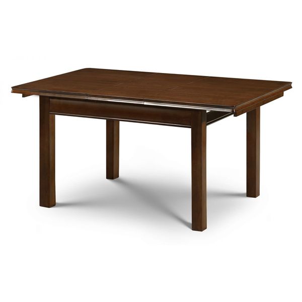 Julian Bowen, Canterbury Dining Table 120-160cm Mahogany Stain Finish