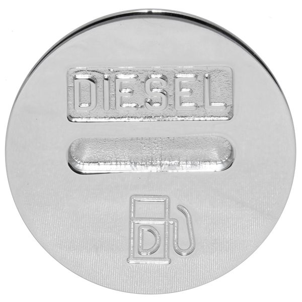 ChasNewensMarine, Cap to Suit 1-1/2" Ital Filler Diesel Chrome - TAPPO.70D.38.C