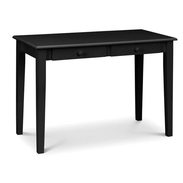 Julian Bowen, Carrington Black Desk with 2 Drawers