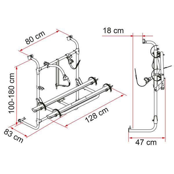 Fiamma, Carry-Bike Caravan Universal - 02093A76A