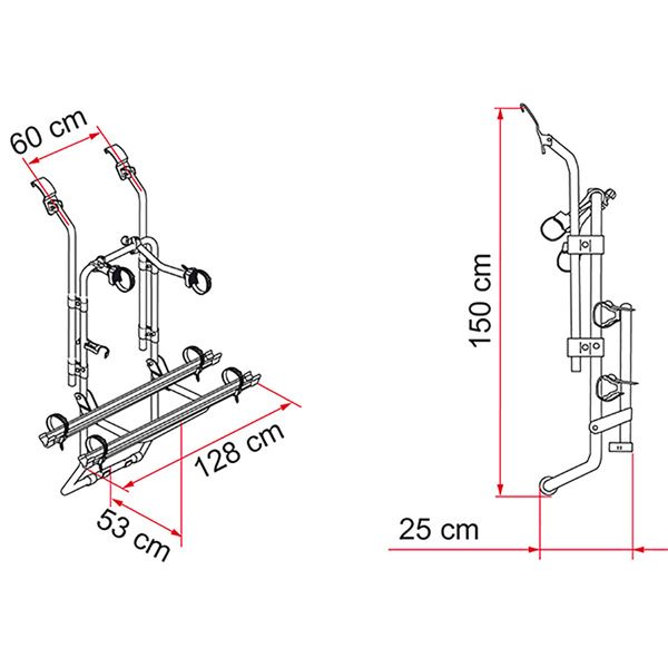 Fiamma, Carry-Bike Ford Transit - 02093A60A