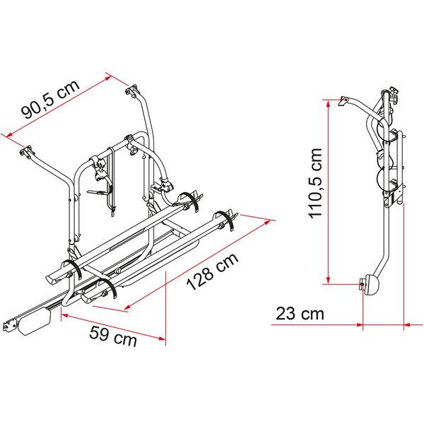 Fiamma, Carry-Bike Mercedes Viano - 02093B75A