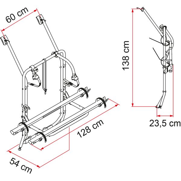 Fiamma, Carry-Bike VW T4 - 02094-18A