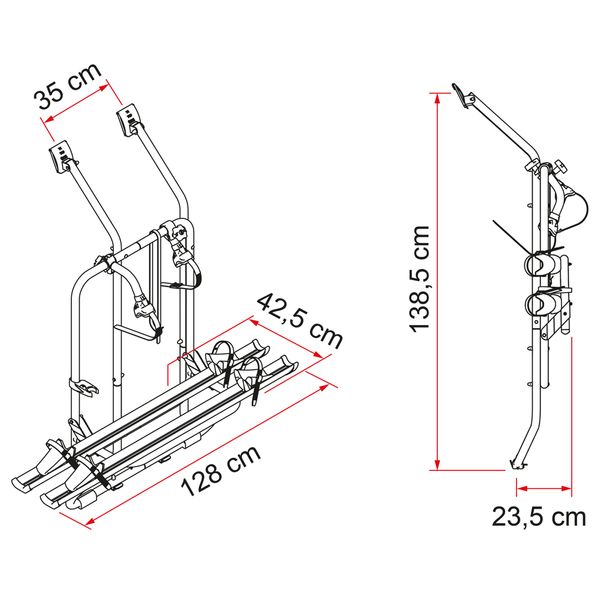 Fiamma, Carry-Bike VW T4D - 02094-22A