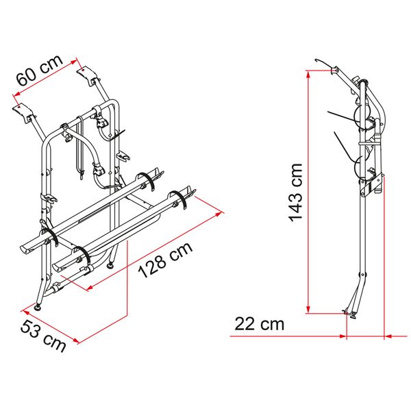 Fiamma, Carry-Bike Vivaro / Trafic - 02093B72A