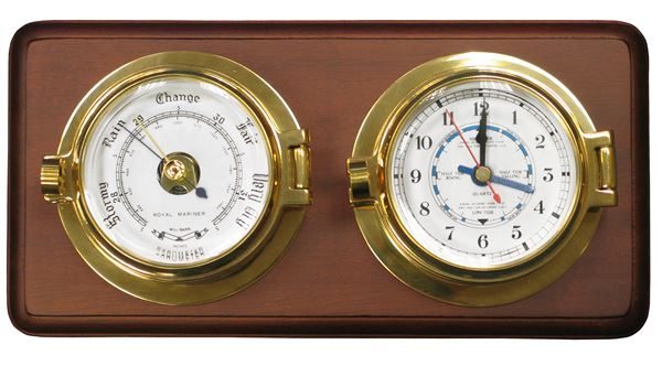 ChasNewensMarine, Channel Tide Clock & Barometer on Board