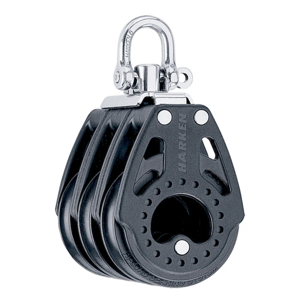 HARKEN INC., Harken Triple Swivel Carbo Block - 40mm