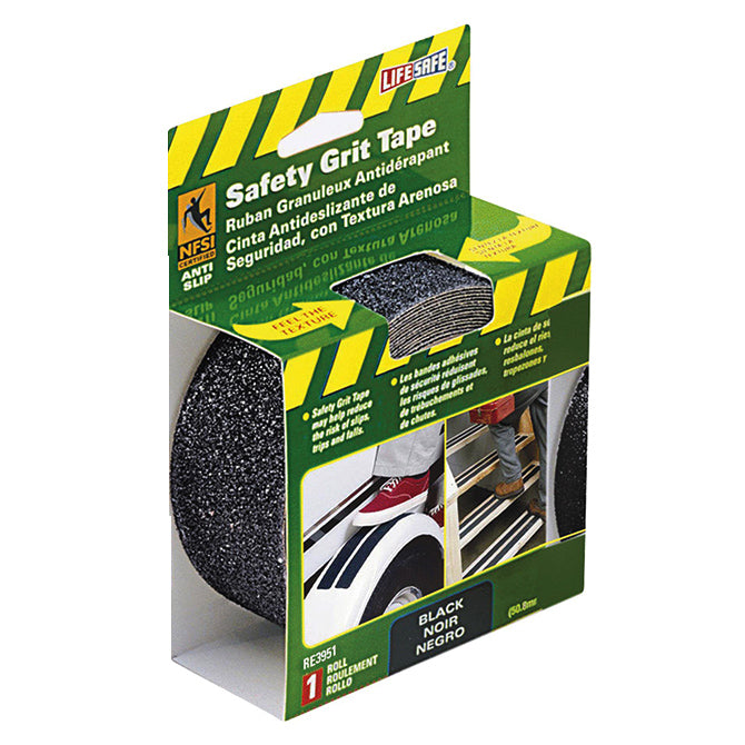 INCOM MANUFACTURING GROUP, Incom Gator Grip Non-Skid Safety Grit Tape 2" x 15 Ft., Black