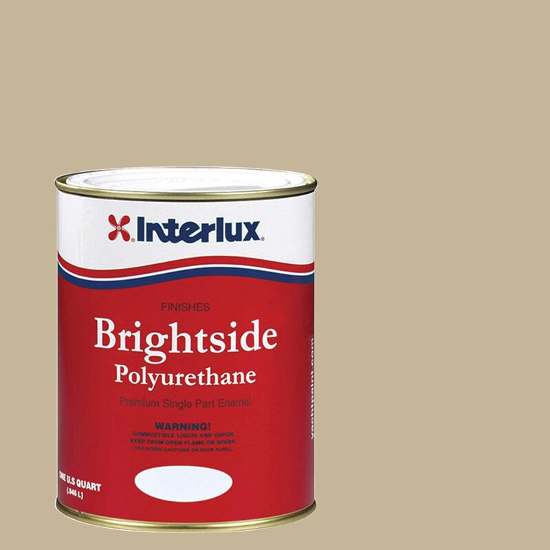 INTERLUX YACHT FINISHES, Interlux Brightside Polyurethane Topside Finish, Grand Banks Beige - Qt.