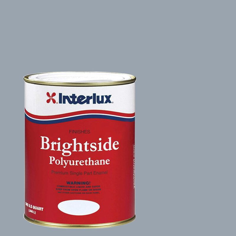 INTERLUX YACHT FINISHES, Interlux Brightside Polyurethane Topside Finish, Kingston Gray - Qt.