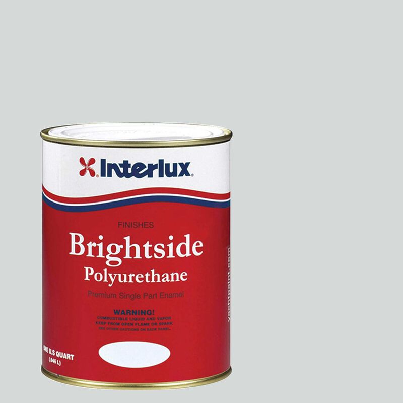 INTERLUX YACHT FINISHES, Interlux Brightside Polyurethane Topside Finish, Seattle Gray - Qt.