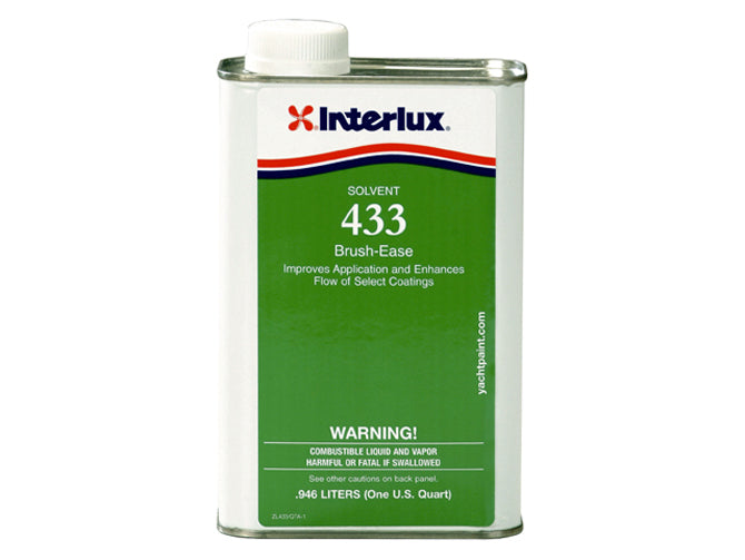 INTERLUX YACHT FINISHES, Interlux Brush-Ease 433 Solvent - Quart