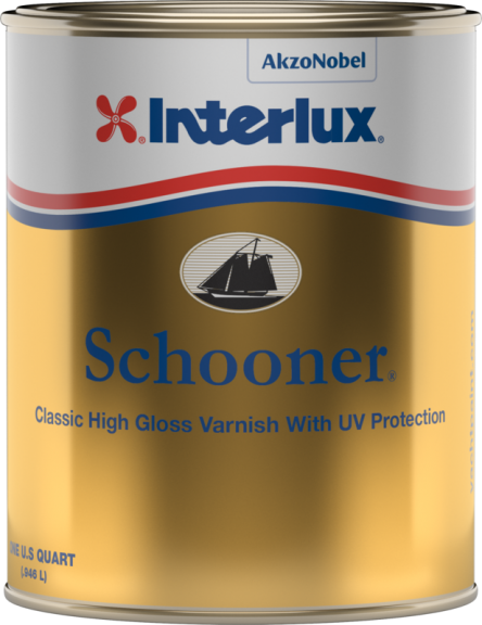 INTERLUX YACHT FINISHES, Interlux Schooner High Gloss Varnish - Pint