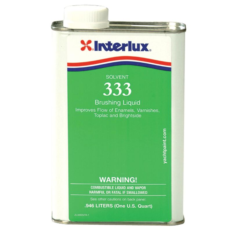 INTERLUX YACHT FINISHES, Interlux Solvent Brushing Liquid 333 - Qt.