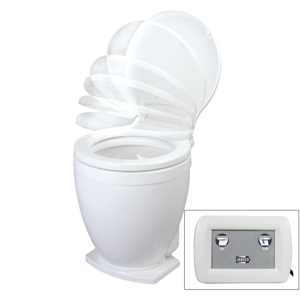 ITT JABSCO/RULE/XYLEM, LITE FLUSH 12V TOILET W/C.PANE