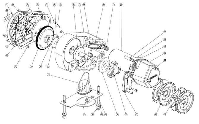 LEWMAR, Lewmar Windlass Pro-Sport Mounting Kit