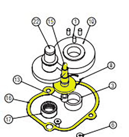 LEWMAR, Lewmar Windlass V700 1st Compound Gear