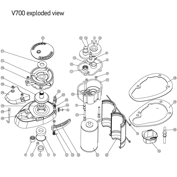 LEWMAR, Lewmar Windlass V700 Compound Gear Assembly