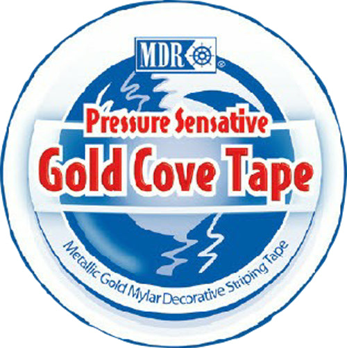 MARINE DEV. & RESEARCH CORP, MDR Cove Stripe Tape - 3/4" x 50' Gold