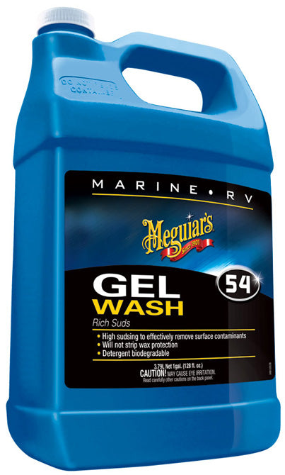 MEGUIAR'S, INC., Meguiar Boat Wash Gel #54 - Gal.