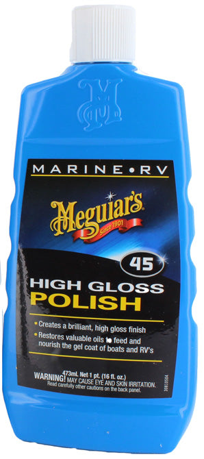 MEGUIAR'S, INC., Meguiar High Gloss Boat & RV Polish - #45