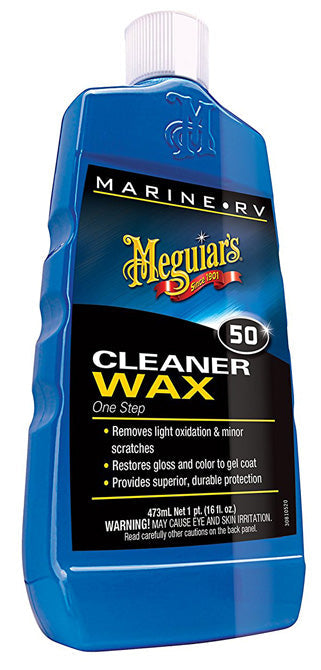 MEGUIAR'S, INC., Meguiar One Step Cleaner Wax #50 - 16oz.