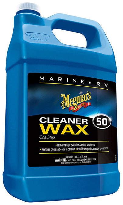 MEGUIAR'S, INC., Meguiar One Step Cleaner Wax #50 - Gal.