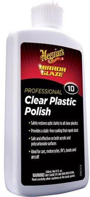 MEGUIAR'S, INC., Meguiar Professional Clear Plastic Polish #10 - 8oz.