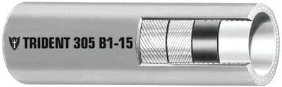 trident, O/B FUEL HOSE 5/16 , GRAY 100' COIL