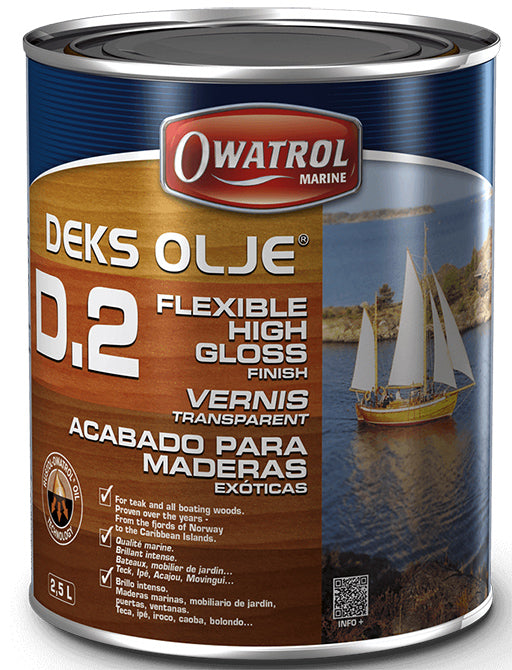 OWATROL COATINGS USA, Owatrol Deks Olje D2 Flexible High Gloss Oil Varnish - Qt.