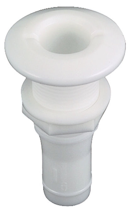 PERKO INC., Perko Thru-Hull Connection White Plastic 1-1/2" Broad Flange