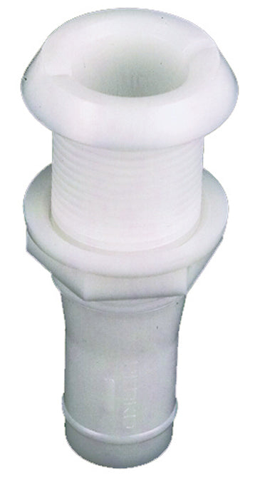 PERKO INC., Perko Thru-Hull Connection White Plastic 1-1/2" Narrow Flange