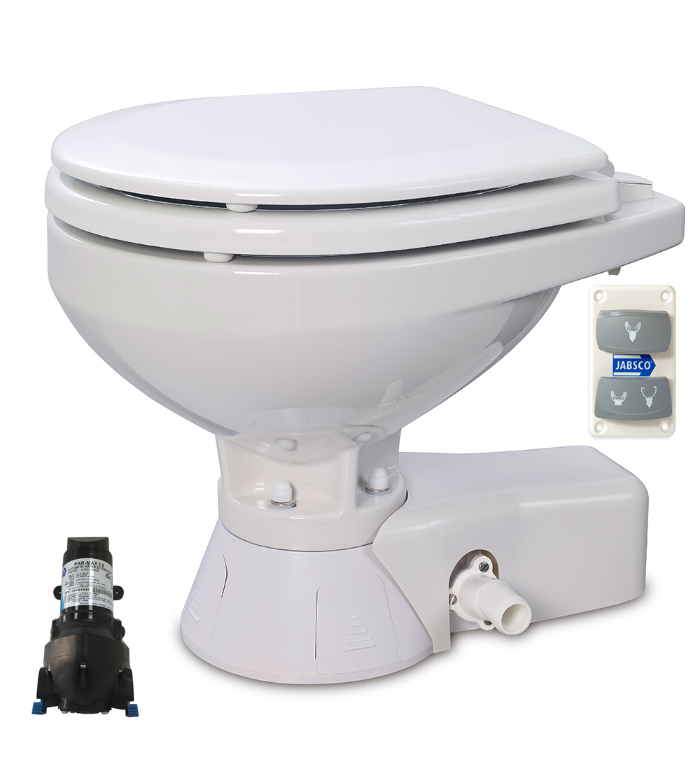 Jabsco, QF TOILET W/PUMP CMPCT 24V