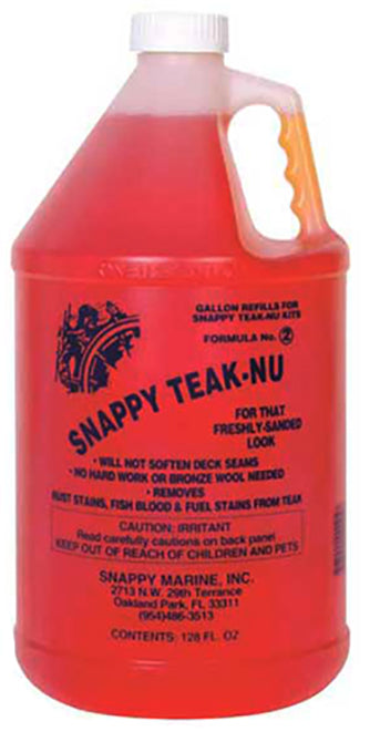 MARINE EQUIP & SUPPLY CO., Snappy Teak-Nu - Part 2, Gal.