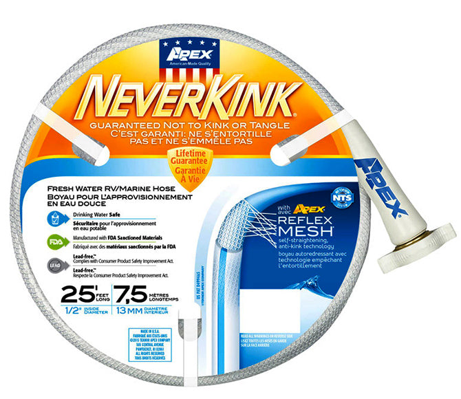 MARINE EQUIP & SUPPLY CO., Teknor Apex NeverKink Water Hose 25'