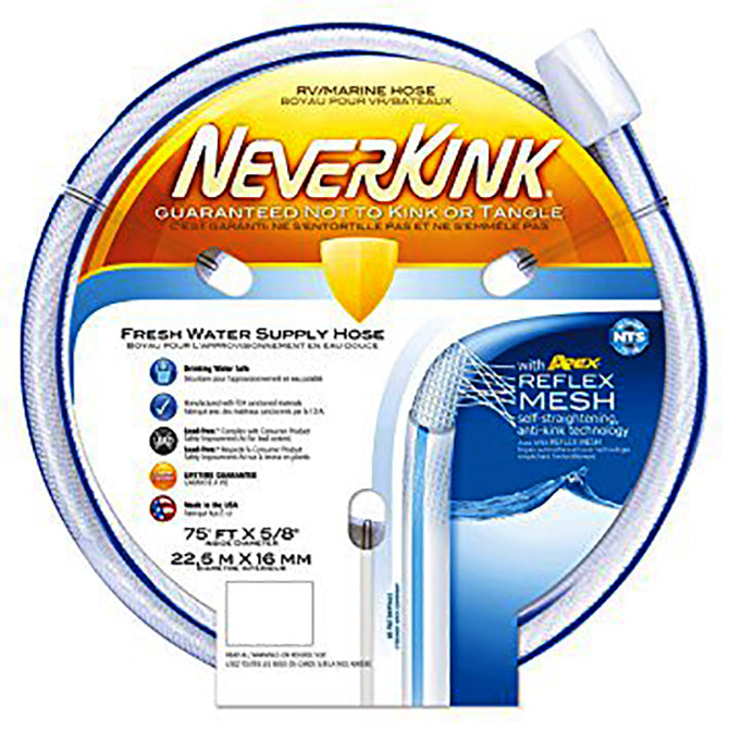 MARINE EQUIP & SUPPLY CO., Teknor Apex NeverKink Water Hose 75'