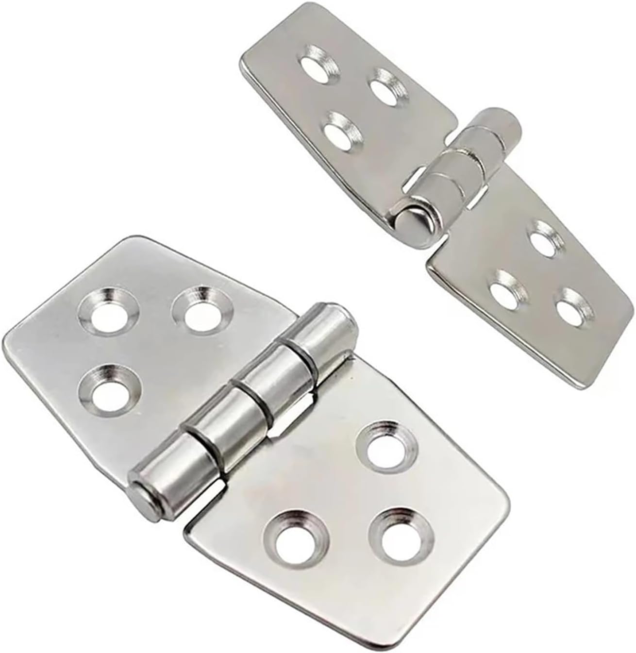 BRAND, CATEGORY, GATE HINGES, HBDQOMRV, 2 Pcs Stainless Steel Marine Door Hinge Heavy Duty Marine Hinge Distribution Box Control Cabinet Hinge 76 * 38 * 2mm