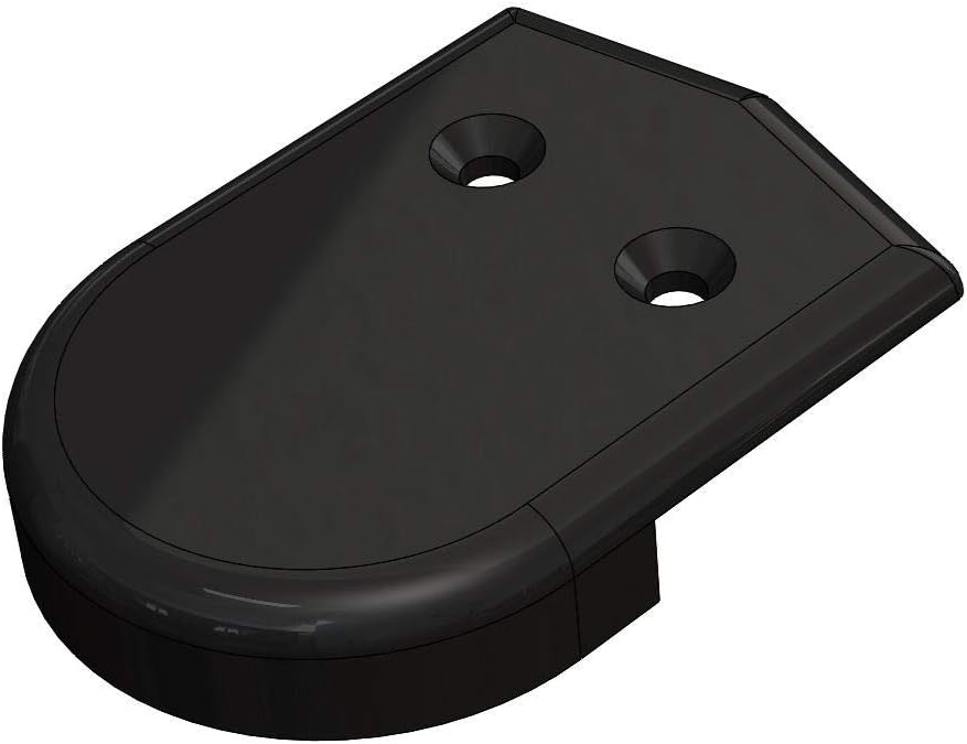 BRAND, CATEGORY, DECK HARDWARE, TACO MARINE, 2’’ RUB RAIL END CAP, Black Nylon