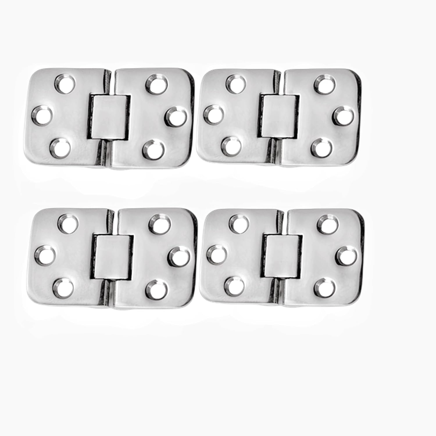 BRAND, BUTT, CATEGORY, HAIWEN, 316 Stainless Steel Self-Supporting Folding Table Hinges, Marine Boat RV Yacht Cabinet Cupboard Strap Hinge Door Hinge Folding Table Hardware (4Pack)