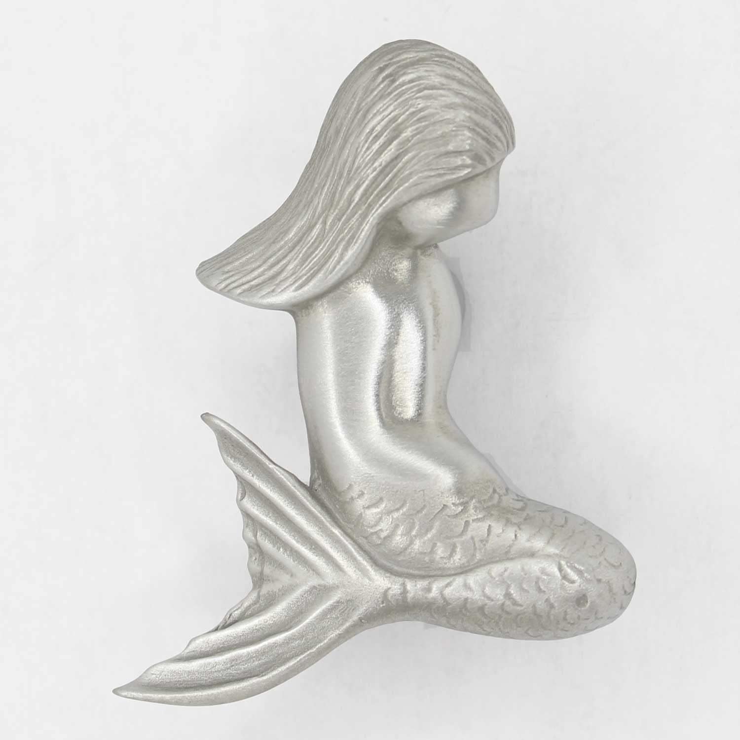 BRAND, CATEGORY, COSTELLO COASTAL KNOBS, KNOBS, Costello Coastal - Mermaid Cabinet Knobs (Matched Pair) | Artist Pewter Collection Hardware