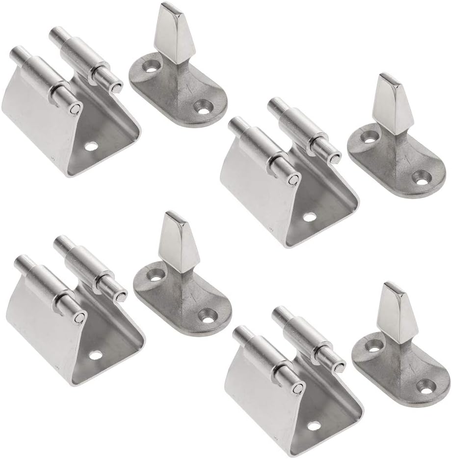 BRAND, CABINET HARDWARE & HINGES, CATEGORY, KARFRI, D 4X Marine 304 Stainless Steel Door Stop Catch and Holder for Boat, RVcoding/2271