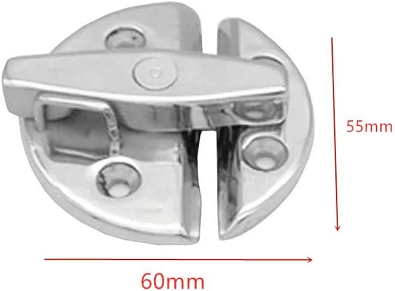 BRAND, CATEGORY, GATE LATCHES, MUNANI, Door Lock,Shed Lock,Gate Lock for Wooden Gate Storage Box,Door Lock Stainless Steel Boat Door Cabinet Round Turn Button Twist Catch Latch Marine Hardware Accessories