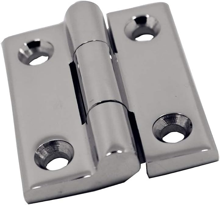 BRAND, CABINET HARDWARE & HINGES, CATEGORY, KJBIKBZPK, Hinge, 2 Pcs, 60mm 304 Stainless Steel Door s with 4 Holes Marine Boat Yacht Accessories Square Butt for Boats and Awning