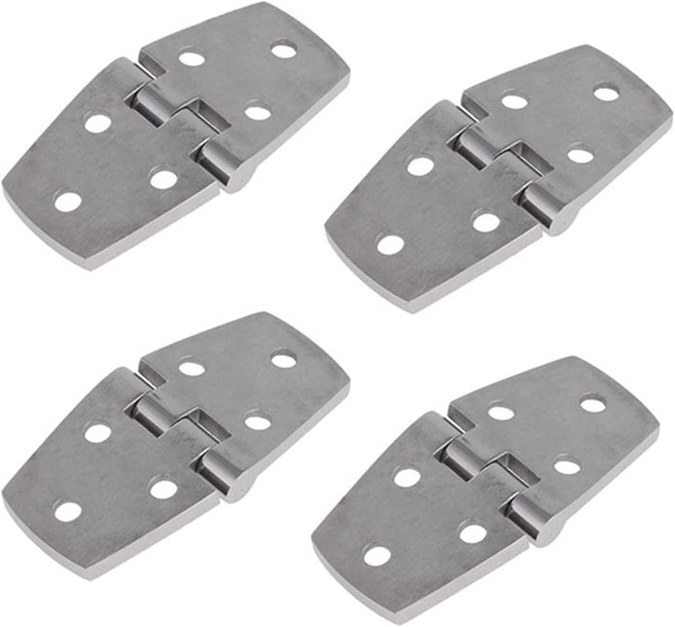 BRAND, CABINET HARDWARE & HINGES, CATEGORY, FUDGIO, FUDGIO Hinge, Marine 4 Pieces Stainless Steel Strap Hinge Door Hinge for Marine Boat Yacht 76 X 38 Mm Rafting Boating