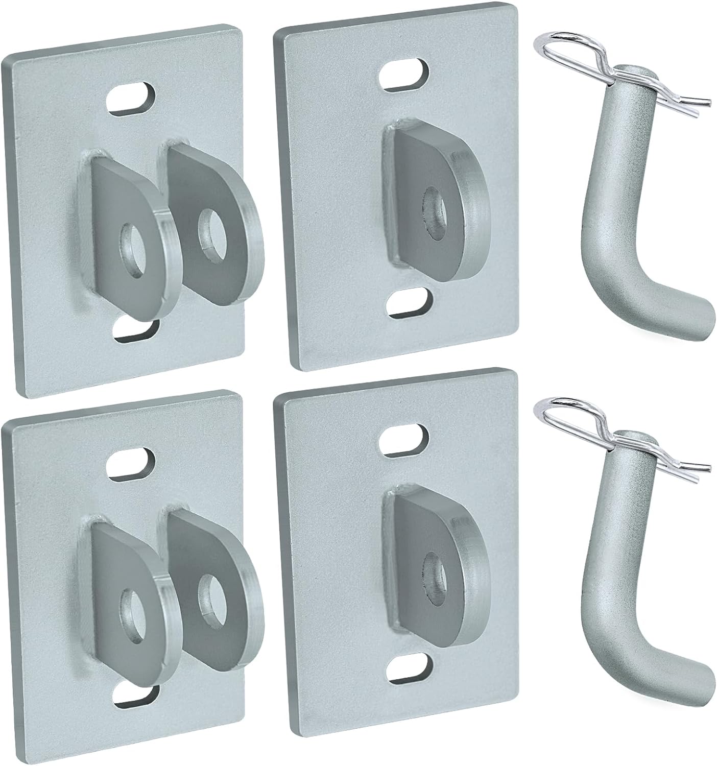 BRACKETS, BRAND, CATEGORY, JYINCPED, Floating Dock Hinge Hardware for Dock,Stationary Dock Connector Hinge Kit,Galvanized Floating Dock Hinges Kit Heavy Duty Hardware Dock Brackets,Male&Female T Connectors Floating Dock Corner Hinge,1/4"