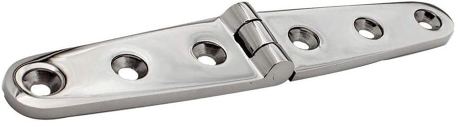 BRAND, CABINET HARDWARE & HINGES, CATEGORY, KJBIKBZPK, Hinge, 2 Pcs, Stainless Steel 316 Marine Boat Strap s WIith 6 Holes 152mm Heavy Duty Mirror Polish Door Strap Accessories