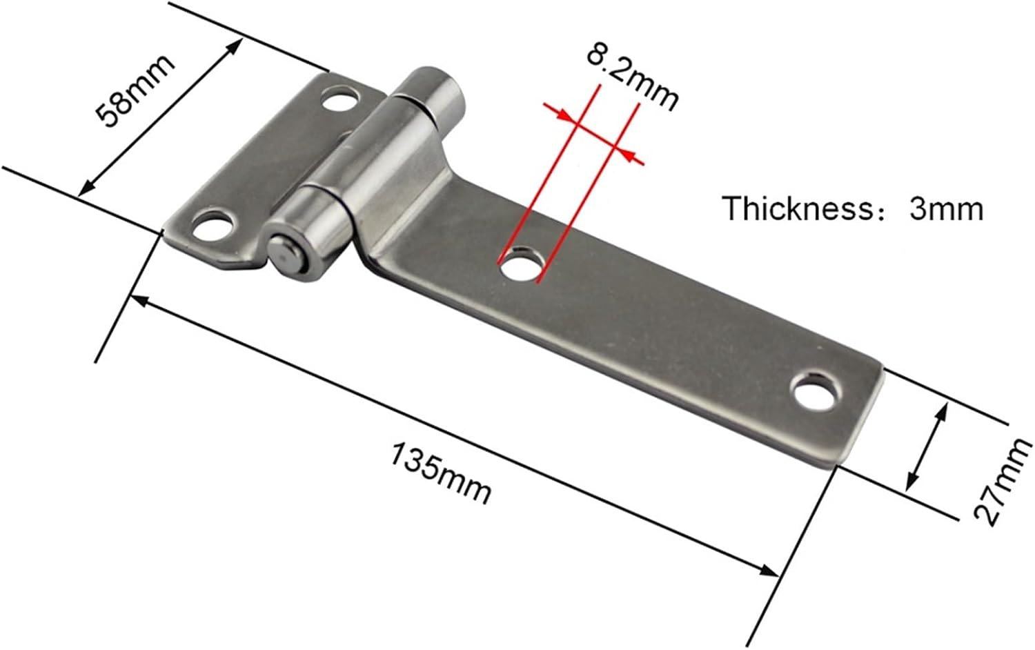 BRAND, CABINET HARDWARE & HINGES, CATEGORY, KIKBAX, Hinge Marine Boat Yachts Hardware Door Hinges for Container