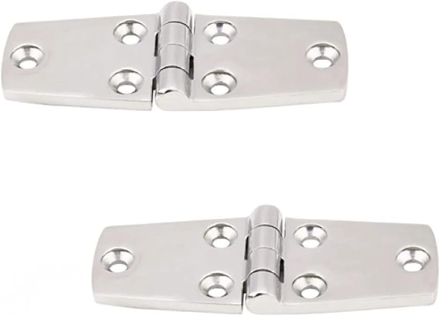 BRAND, CABINET HARDWARE & HINGES, CATEGORY, SHOORR, Hinges Marine Boat Cabin Door Stainless Steel Hatch Flush Door Hinge Replacement 2Pcs 103X38Mm