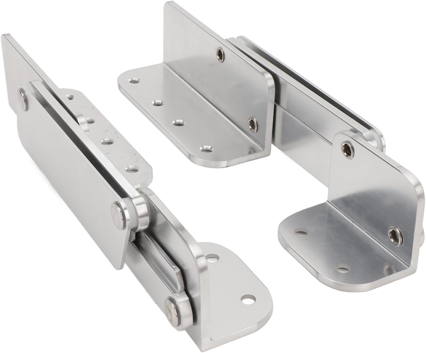 BRAND, CABINET HARDWARE & HINGES, CATEGORY, XIUGANPO, 2PCS Boat Seat Mounting Hinge, Anti Pinch Fold Up Boat Hatch Hinges, Aluminum Alloy Boat Seat Hinges, Easy Installation Boat Bolster Seat Hinge Marine Hinge for Yacht, Boat